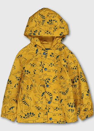 Фірмова модна літня вітровка вітрівка весняна демісезонна осіння легка куртка курточка  ветровка з динозаврами для хлопчика 3-4 роки зріст 98-104