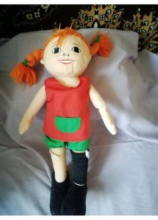 Пеппі довга панчоха м'яка іграшка з європи пеппи длинный чулок мягкая игрушка с европы