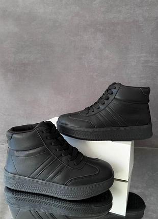 Кроссовки женские демисезонные, цвет черный, 248rsd20