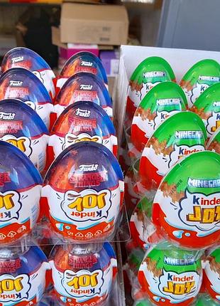 Новинка киндер джой яйцо майнкрафт
