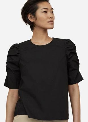 Базова котонова блуза футболка h&amp;m🌿