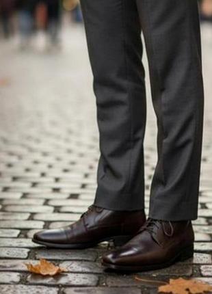 Чоловічі черевики,великі,весняні шкіряні ботинки  gortz shoes р.45