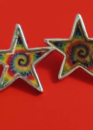 Вінтажні сережечки. англія.