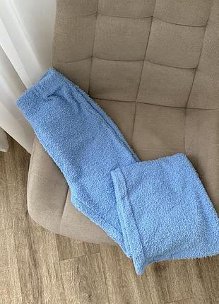 Плюшеві брюки кльош h&m