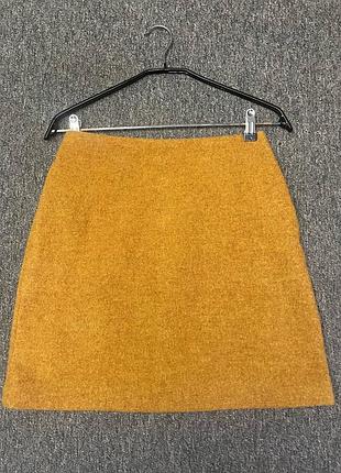 Юбка из шерсти от японского бренда