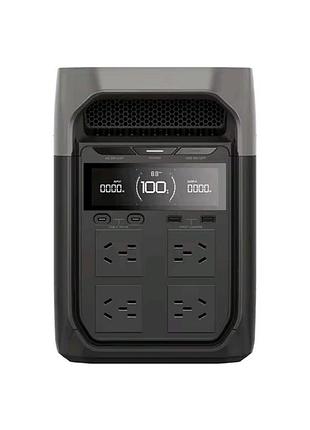 Зарядная станция eсoflow delta 3 cn + переходник в подарок!