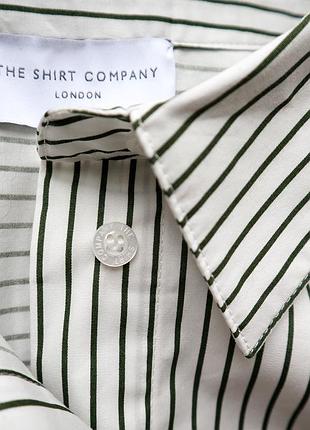 Идеальная полосатая рубашка оверсайз из качественного хлопка р.16