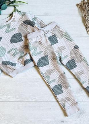 🍋набір на 5/6 р ціна -420 г без начісу  кофта овер д-44 см рукав від ворота -46 см  штани д-66 см крок -42 см