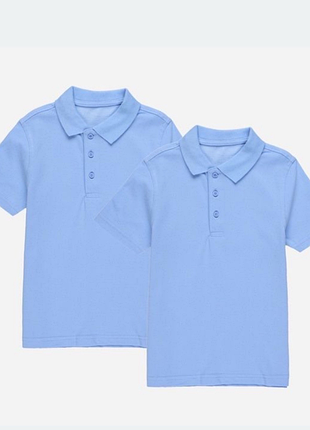 Базові бавовняні футболки поло для хлопчика 5-6 років 110-116 зріст george