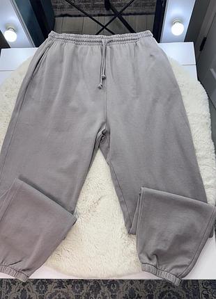 Спортивні штани джогери сірі жіночі м