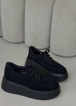 Жіночі замшеві кросівки кеди