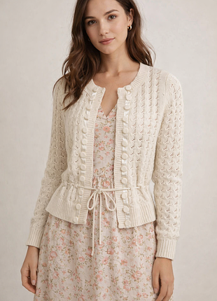 Шикарный кашемировый кардиган кофточка на завязке