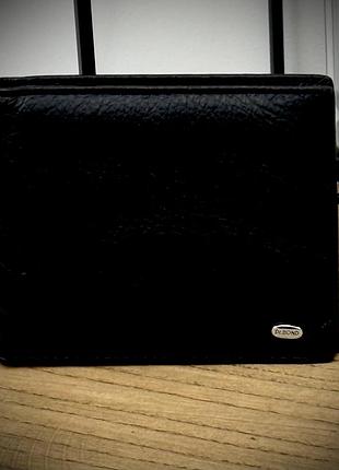 Чоловічий розкішний гаманець з натуральної шкіри