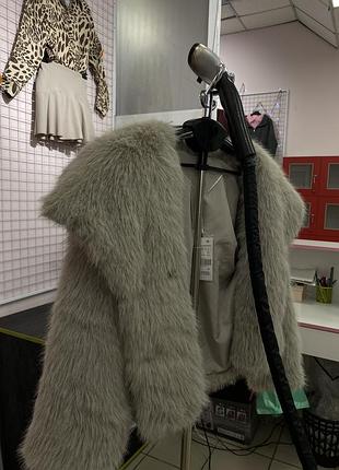 Жіноча еко-шуба в стилі zara