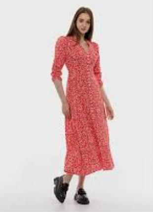 Яркое, летнее, длинное платье