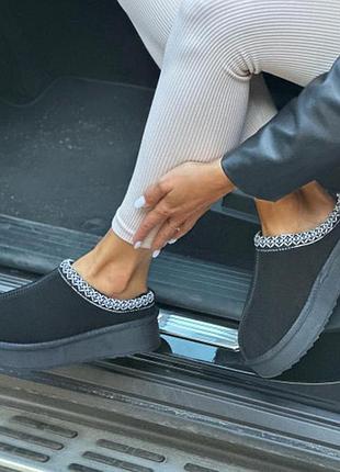 Сірі короткі угги тасман уги на платформі сірі уги ugg georges rech