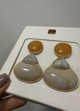 Сережки zara 4