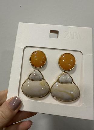 Сережки zara 5