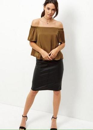 Жіноча блуза з відкритими плечима new look