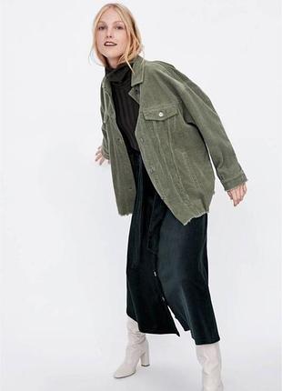 Вельветова рубашка zara 2