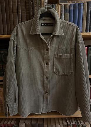 Вельветова рубашка zara 4