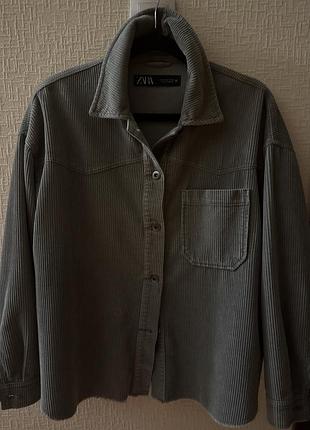 Вельветова рубашка zara 7
