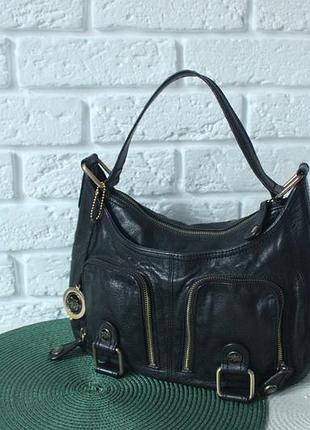 Ted baker сумка на плечо из натуральной кожи