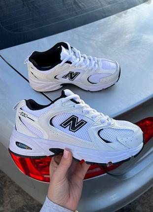 Кросівки new balance 530, р.36,37,38,39,40, шкіра, білий