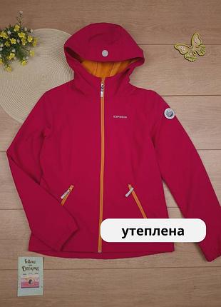 Підліткова демісезонна утеплена куртка 13-14 років курточка весняна з капюшоном для дівчинки дитяча