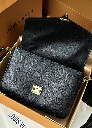 Сумочка pochette métis monogram black😋 4