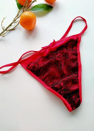 Красивые трусики стринги с кружевом c&amp;a, eur 40/42