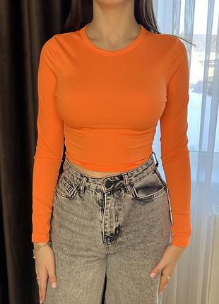 Кроп топ в рубчик