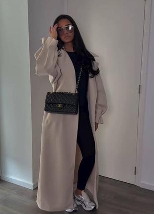 Пальто довге кашемірове утеплене жіноче 938 is