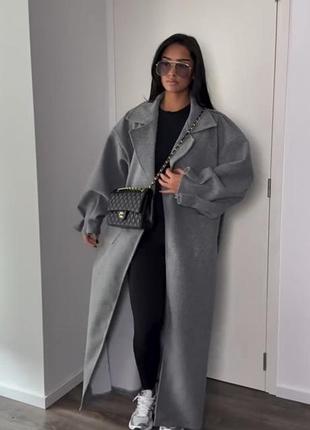 Пальто довге кашемірове утеплене жіноче 938 is