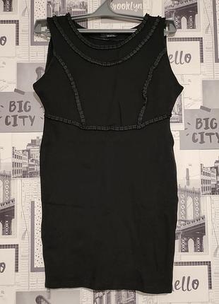 Чорна сукня zara w&b collection розмір 48