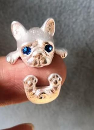 Оригінальна каблучка у вигляді песика