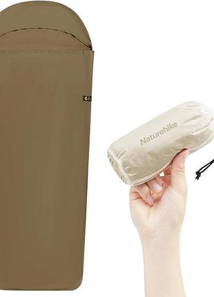 Подкладка для спального мешка naturehike cnh22sd016, нейлон, коричневая
