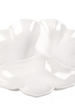 Менажниця порцеляна 25.5*25.5*4см