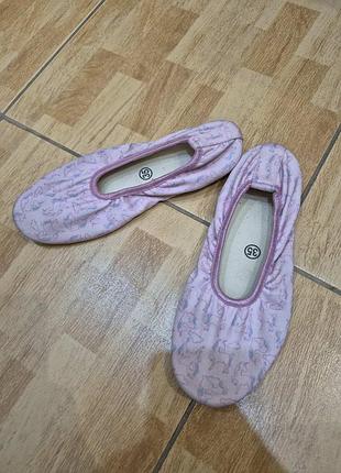 Детские чешки единорог