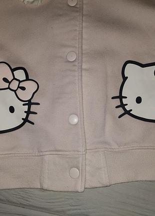 Бомбер кофта кардиган з hello kitty h&m 4