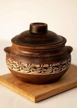 Горщик 600мл ангоб тм етно кераміка