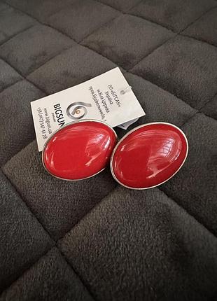 Стильні сережки срібло 925