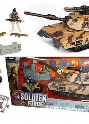 Чудовий військовий ігровий набір танк "возброєні сили 7", схід.