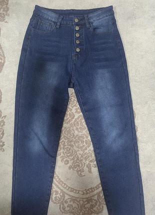 Джинси жіночі утеплені(нові)
