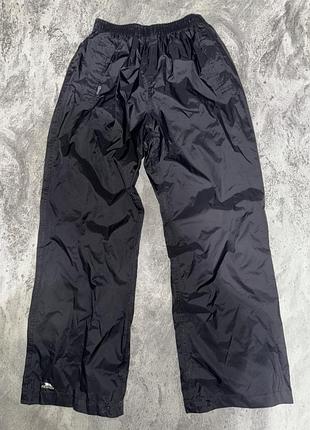 Водонепроницаемые детские черные брюки trespass (tres-tex) 11–12 лет