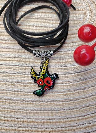 Кулон голуб