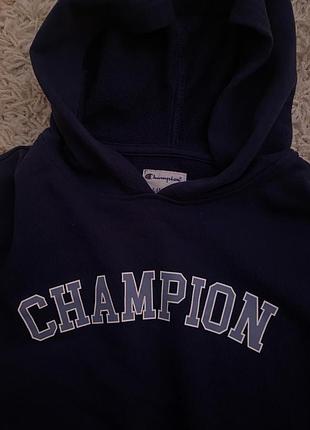 Худі чоловіче champion темно синє котон 3