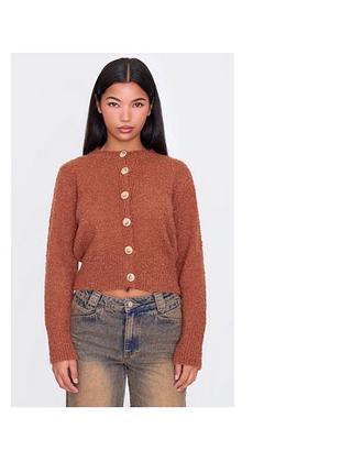 Пухнасті весняні кардигани карамель / беж xs s m l plt