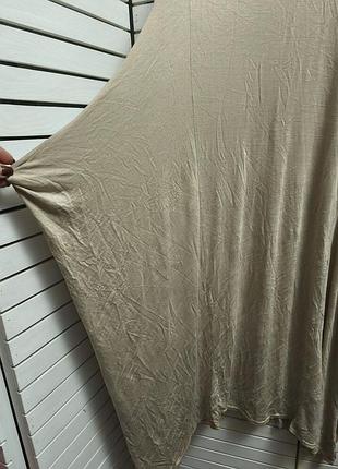 Вискозное платье беж 4