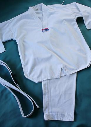 Біле кімоно для єдиобств,карате,теквондо р.170-180